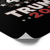 トランプ45 47再恋しく思びトランプ2024米国国旗( ポスター (角)