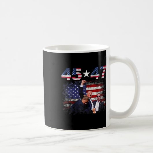 トランプ45 47戦闘開始の日202 コーヒーマグカップ (右)