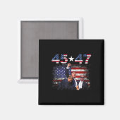 トランプ45 47戦闘開始の日202 マグネット (正面/裏面)