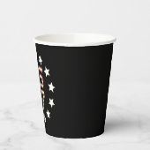 トランプ45 47星ヴィンテージアメリカ国旗 紙コップ (左)