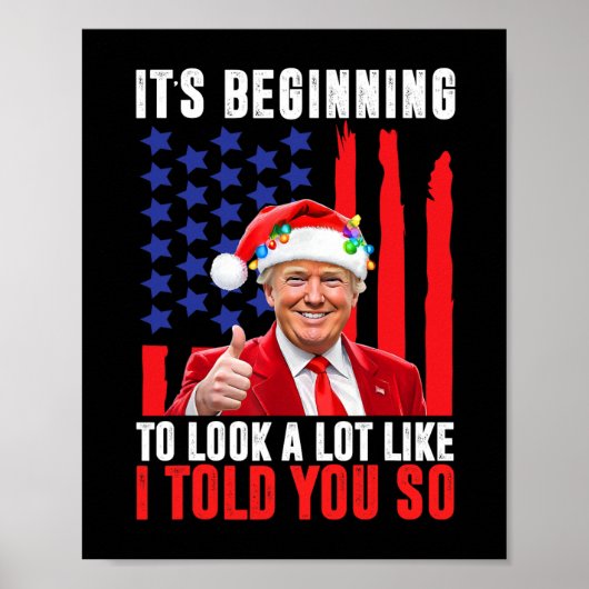 トランプ45 47私のように見え始めている ポスター (正面)