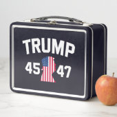トランプ45 47 2024大統領 メタルランチボックス (インサイチュ)