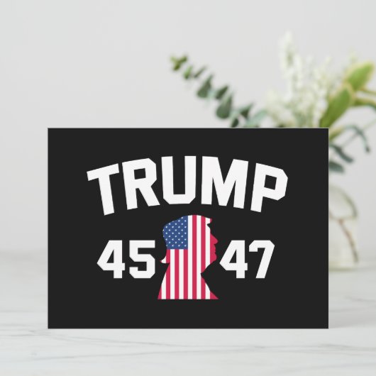 トランプ45 47 2024大統領 招待状 (スタンド正面)