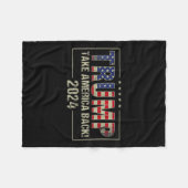トランプ45 47 (Byck)アメリカCkアメリカTrump 20 フリースブランケット (正面(横))