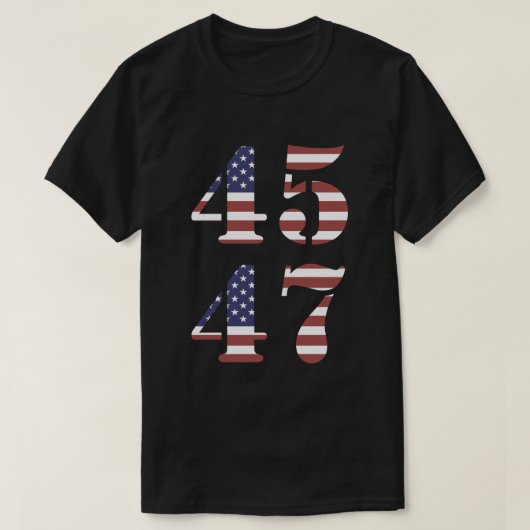 トランプ45 47 Tシャツ (デザイン正面)