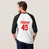 トランプ45 Tシャツ (裏面フル)