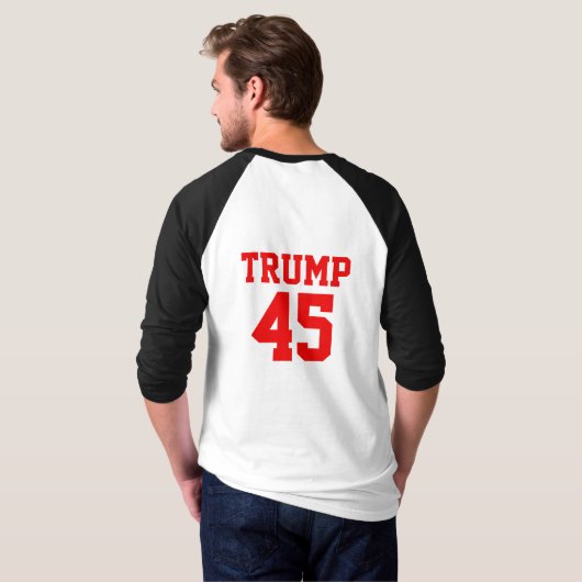 トランプ45 Tシャツ (裏面フル)