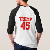 トランプ45 Tシャツ (裏面)