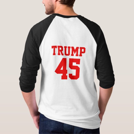 トランプ45 Tシャツ (裏面)