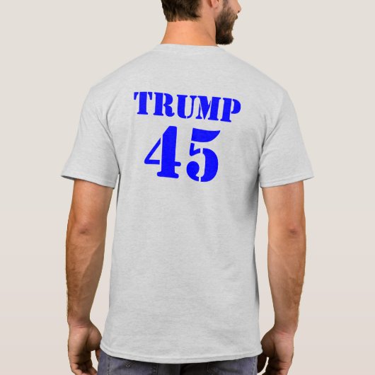 トランプ45 Tシャツ (裏面)