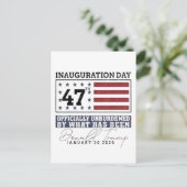 トランプ47によって正式に負担を負わない ポストカード (スタンド正面)