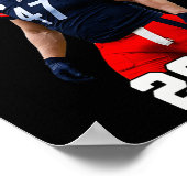 トランプ47サッカージャージー2024米国国旗トランプVance ポスター (角)