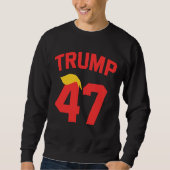 トランプ47大統領 スウェットシャツ (正面)