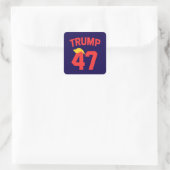 トランプ47大統領 スクエアシール (バッグ)
