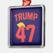 トランプ47大統領 メタルオーナメント (左)
