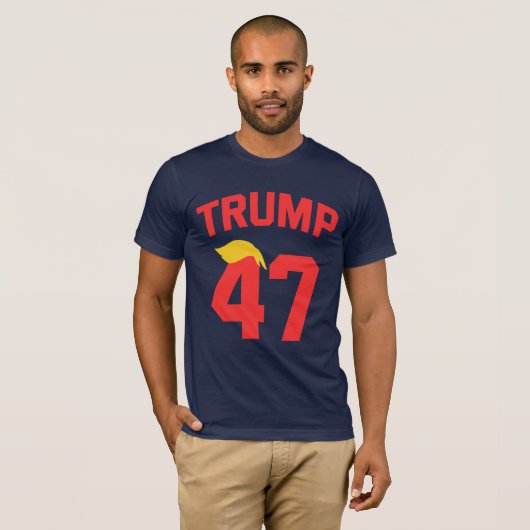 トランプ47大統領 Tシャツ (正面フル)