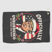 トランプ47日に正式に負われていない ゴルフタオル (横)