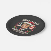 トランプ47日に正式に負われていない ペーパープレート (アングル)