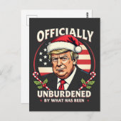 トランプ47日に正式に負われていない ポストカード (正面/裏面)