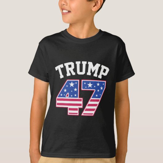 トランプ47米選国大統領就任式 Tシャツ (正面)