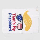 トランプ47 – それは私の大統領である ゴルフタオル (横)