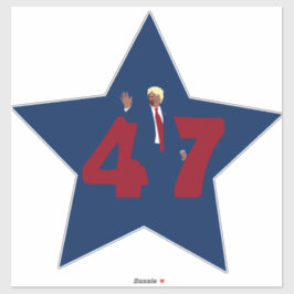トランプ47 シール
