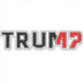 トランプ47 | トランプVANCE 2024 シール (正面)