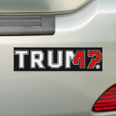 トランプ47 | トランプVANCE 2024 バンパーステッカー (車上)