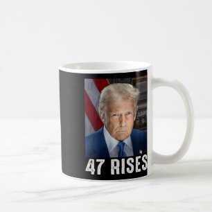 トランプ47 就任式 ドナルド・トランプの写真 コーヒーマグカップ