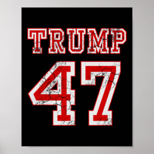 トランプ47 2024年選挙共和党の保守的な男性 ポスター