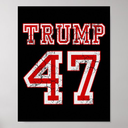 トランプ47 2024年選挙共和党の保守的な男性 ポスター (正面)