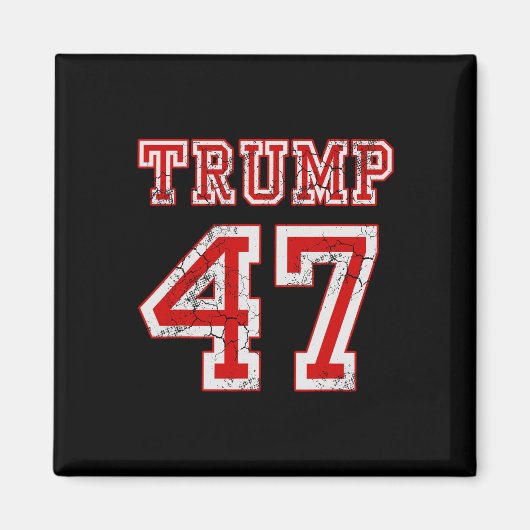 トランプ47 2024年選挙共和党の保守的な男性 マグネット (正面)