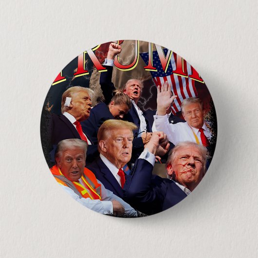 トランプ4eva 4th Of 7月Forever Love President We T 缶バッジ (正面)