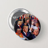 トランプ4eva 4th Of 7月Forever Love President We T 缶バッジ (正面&裏面)