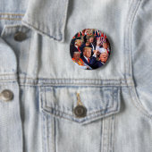 トランプ4eva 4th Of 7月Forever Love President We T 缶バッジ (インサイチュ)