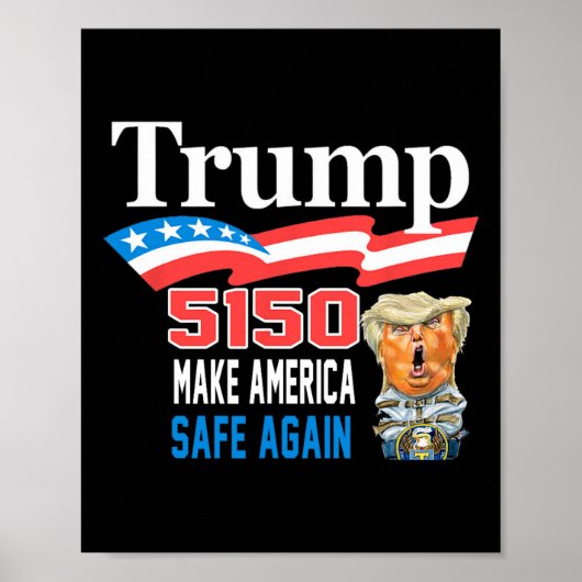 トランプ5150再びアメリカを正気におもしろいする ポスター (正面)