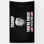 トランプ – あなたは発射！2020年選挙アンチトランプ 横断幕 (縦)