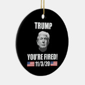 トランプ、あなたは発射!2020年選挙アンチ-切り札 セラミックオーナメント (右)
