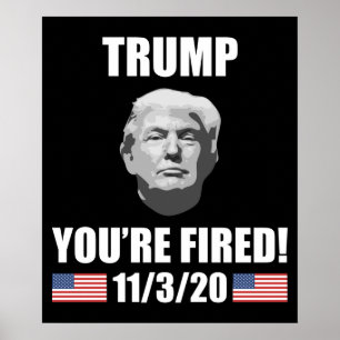 トランプ、あなたは発射!2020年選挙アンチ-切り札 ポスター