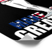 トランプ – おもしろいゴルフギフト ポスター (角)