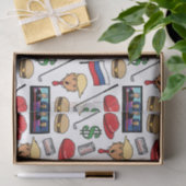 トランプ、お金、バーガー、ゴルフ、ロシアと偽のニュース 薄葉紙 (ギフト)