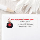 トランプ：ことわざ・メリー・クリスマスだ ラベル (インサイチュ)