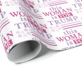 トランプ – この女性はトランプ包装紙 ラッピングペーパー (ロールコーナー)