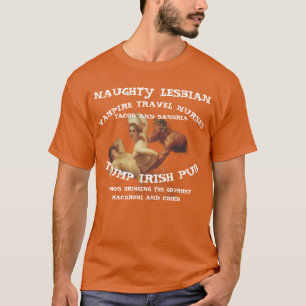 トランプ なまいき レズビアン 吸血鬼 看護師 タコス Tシャツ