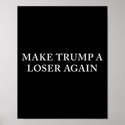 トランプ また負けちゃった ポスター (正面)