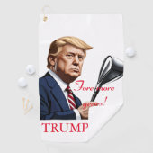 トランプ：もっと偉大な年を！ ゴルフタオル (インサイチュ)