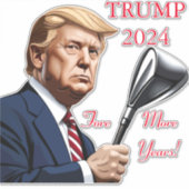 トランプ：もっと偉大な年を！ シール (正面)