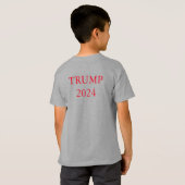 トランプ：もっと偉大な年を！ Tシャツ (裏面フル)