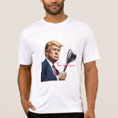 トランプ:もっと偉大な年を! Tシャツ (正面)