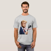 トランプ：もっと偉大な年を！ Tシャツ (正面フル)